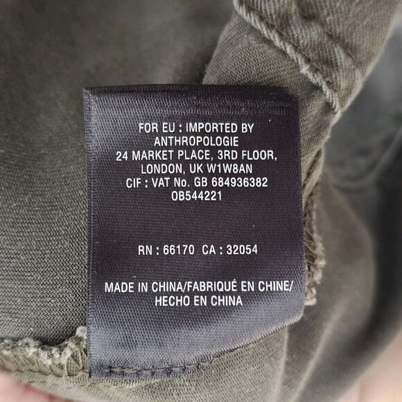 Anthropologie Holding Horses Mariona Shirt Dress Gray Size 6 - Picture 7 of 7